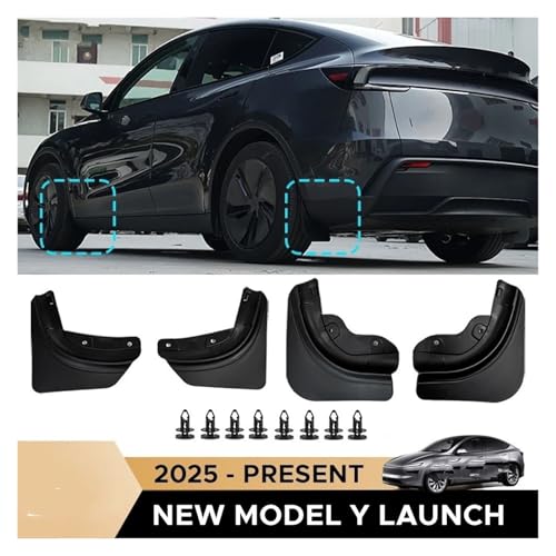 Garde-boue Tesla Model Y 2025 Juniper sans perçage protection avant - 2