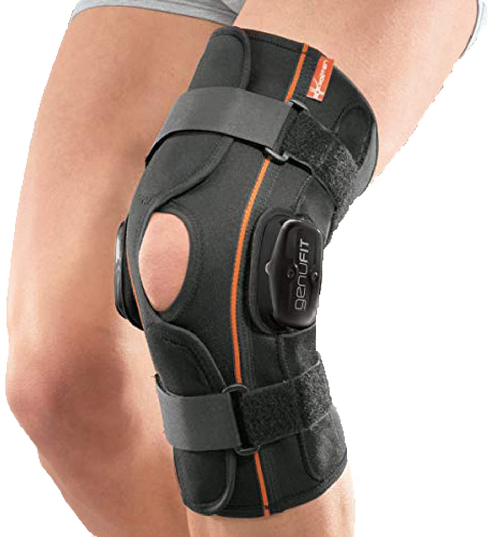 RO+TEN - Genufit25a ginocchiera corta aperta in tessuto AirX con aste articolate policentriche con regolazione f-e - M