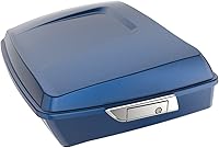 Vista 47 de Harley Tour Pack, equipaje desmontable Razor Tour Pack Maleta para Harley Touring Street Glide, Electra Glide, Road King, Road Glide Special Azul