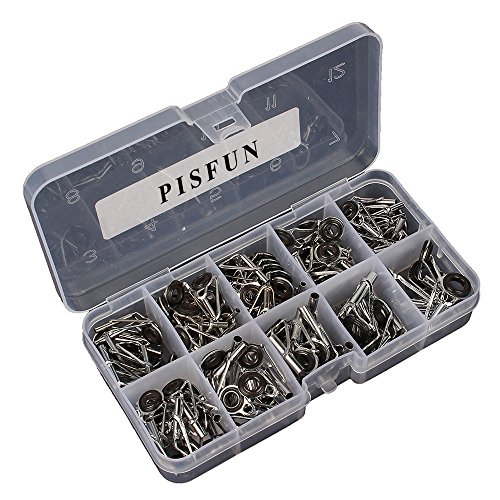 90 Pcs Fishing Rod Guide Tip Repair Kit rod part Fishing_USA