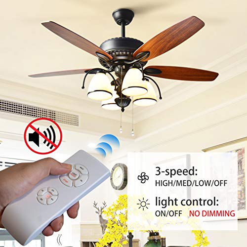 Image of Humpptom Universal Ceiling Fan Remote Control Kit - Compatible with Harbor Breeze, Hampton Bay & More