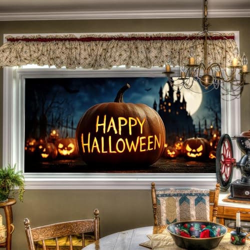 Película decorativa para ventana Halloween 39.3x17.7 pulgadas miniatura 1