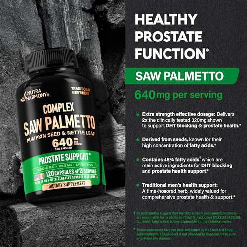 NutraHarmony Saw Palmetto Men's Supplement
