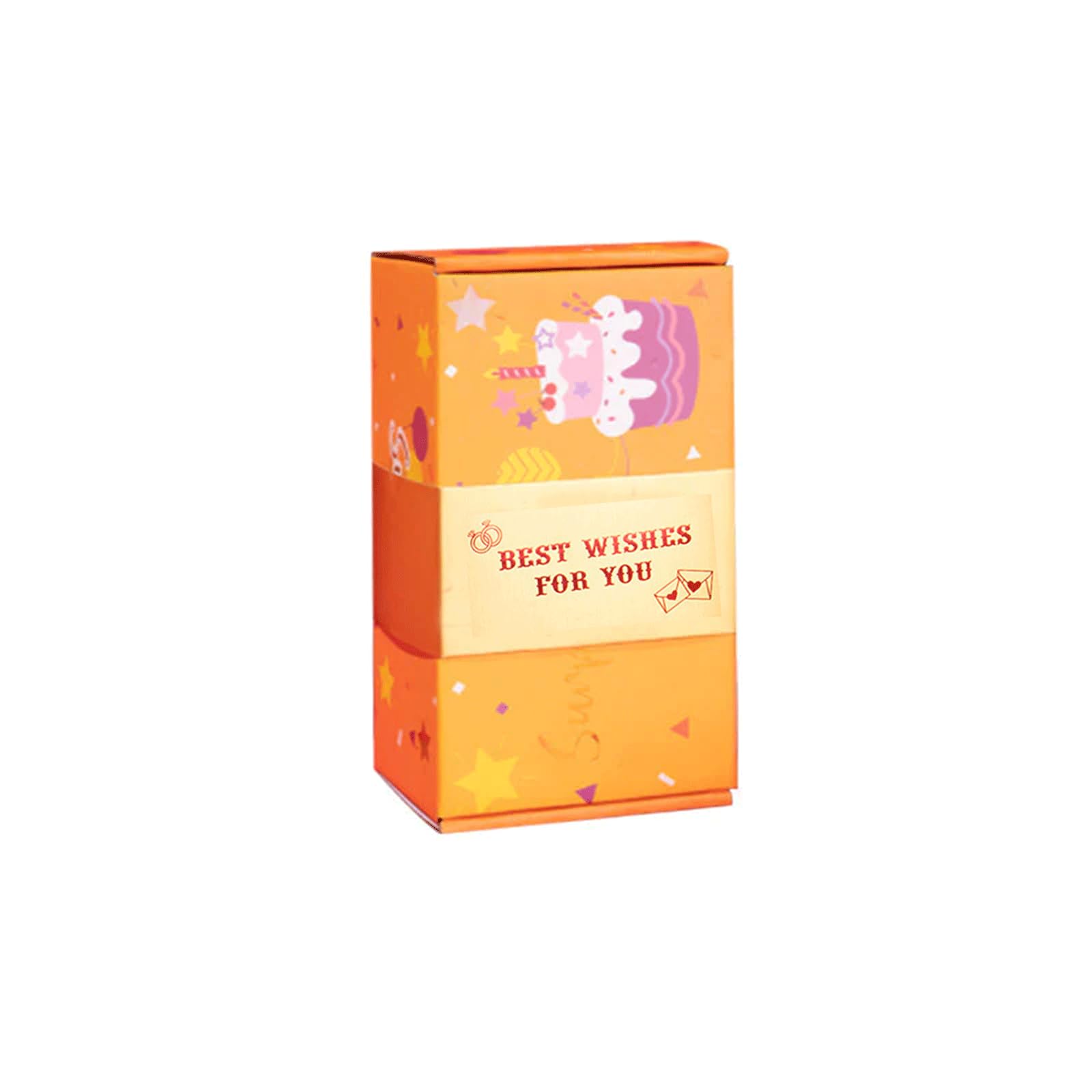 RIJPEXSurprise Box Gift Box,Surprise Bouncing Red Envelope Box,Creative Red Envelope Gift Folding Jumping Box (B2,10 Layers)