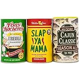 Tony Chachere's Creole Seasoning Original Blend, Slap Ya Mama Seasoning Original Blend With MYGORP Cajun Classic Season All - Cajun Seasoning No Msg Bundle By MYGORP