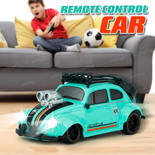 Image of Zest 4 Toyz Remote Control for Kids Retro Refitting Car Toy for Kids Fun Play Activities Indoor & Outdoor Vintage Car Birthday Gift for Girls & Boys