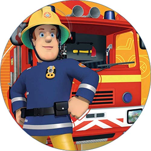 Cialda per torta SAM IL POMPIERE decorazione