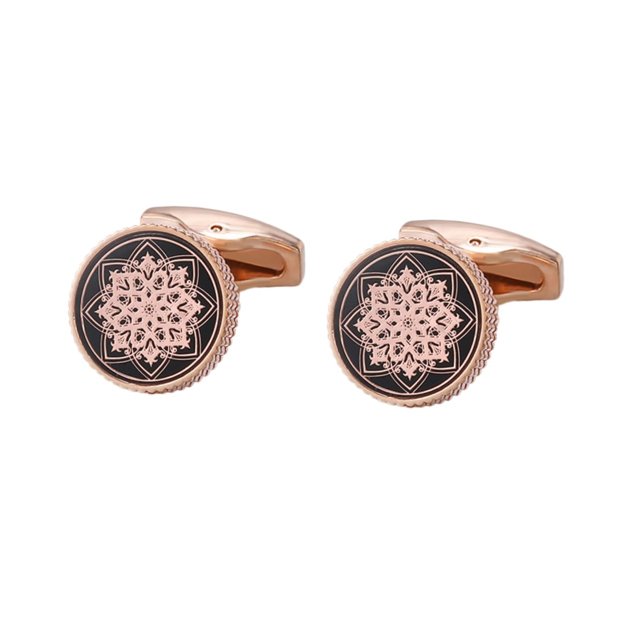 EXCEART 2 Pares De Gemelos Botón Para Puños De Traje Adornos De Boda Bisutería Para Hombre Gemelos Únicos Joyería Para Mujer Baratijas Para Hombres Sujetador Protección Del Medio Ambiente