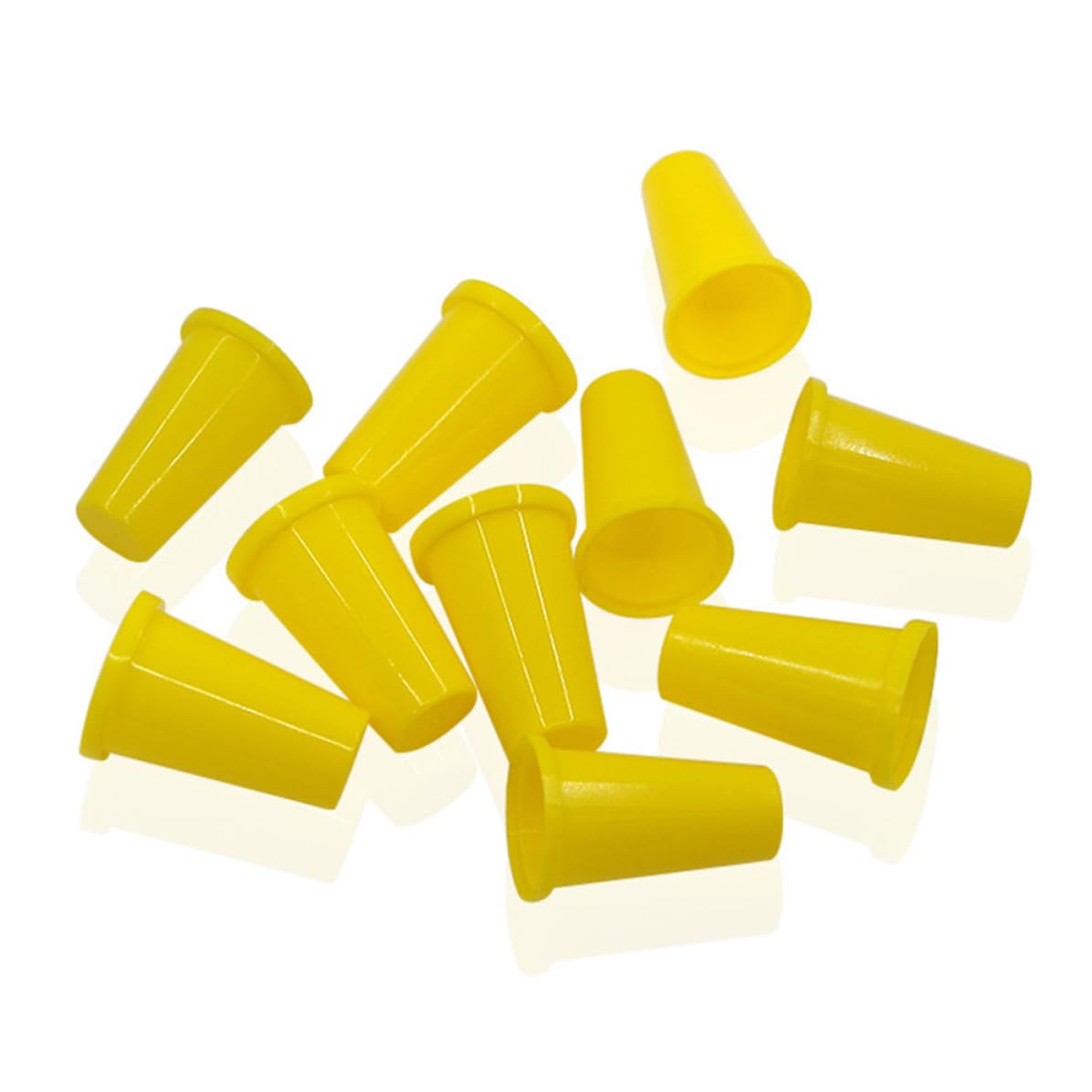 Tapones de plástico para evitar pinchazos con protectores de dedos en manualidades pack de 60