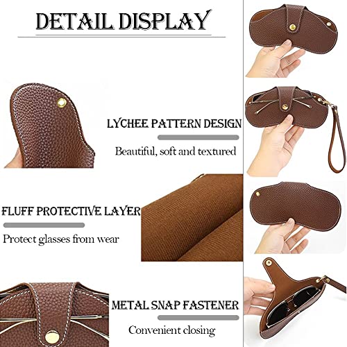 Image of Glasses Case Holder Portable Slim Sunglasses Pouch Soft Eyeglasses Bag Eyewear Sleeve For Women Men