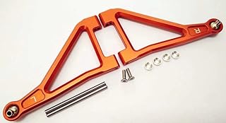 for Traxxass 1/7 Unlimited Desert Racer UDR 8531 2X CNC Aluminum Suspension Upper Arms L&R Orange
