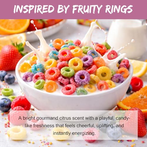 Image of MUBYOK 1.5LB Sugar Fruit Rings Premium Scented Aroma Beads for Making Car Freshies Supplies PreScented Beads for Car Air Freshener Sachets Long-Lasing Scent