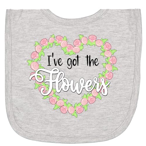 inktastic I've Got the Flowers- Wedding Party Newborn Bib
