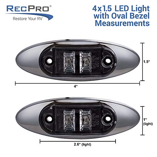 Luces Marcadoras LED RecPro 6 unidades 4" x 1.5" miniatura 5