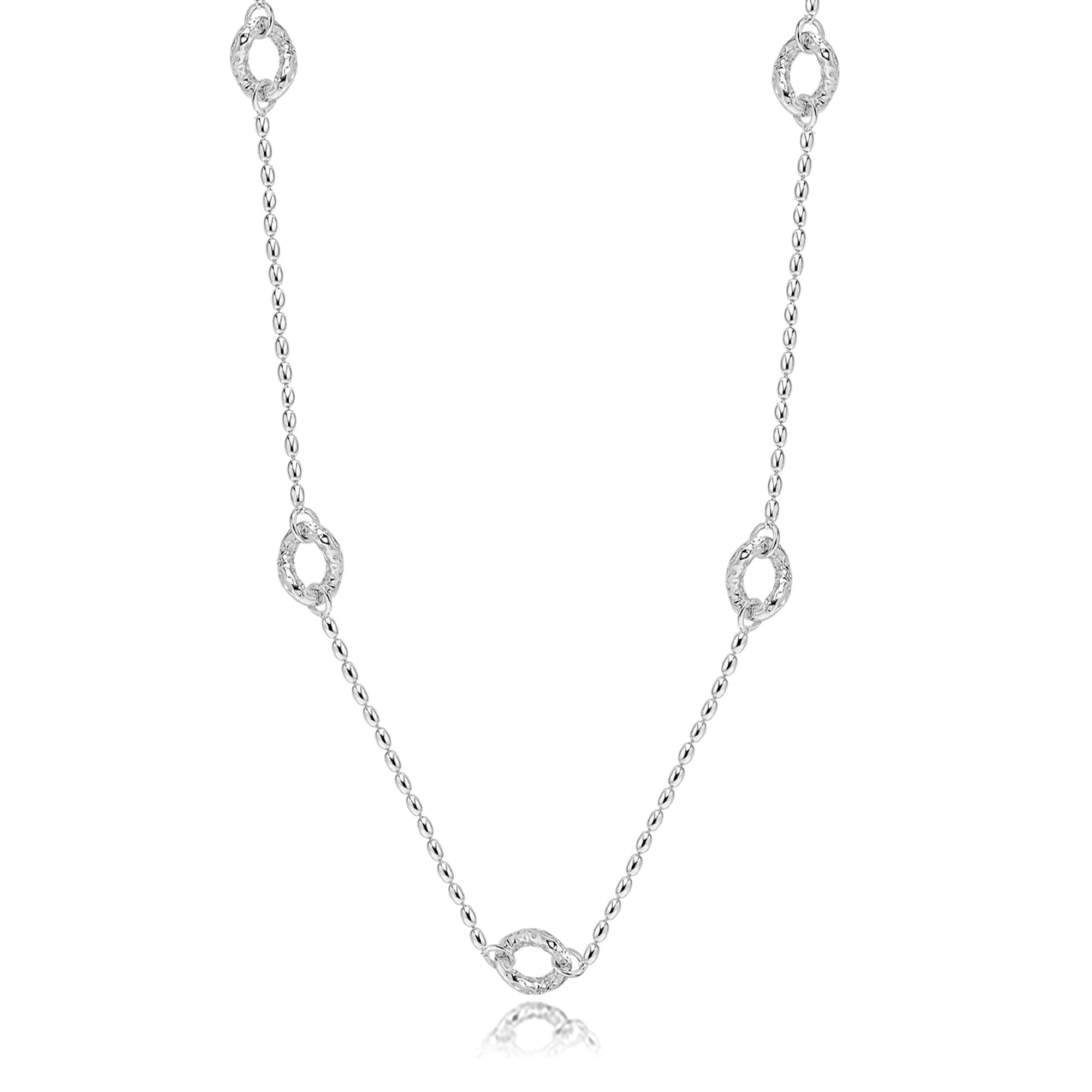 925 Sterling Silver Charm Necklace for Women | Silver Charm Pendant Necklace | Trendy Silver Jewelry | Silver Necklace Gift for Women & Girls-image-27