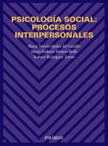 Portada de Psicología social: procesos interpersonales