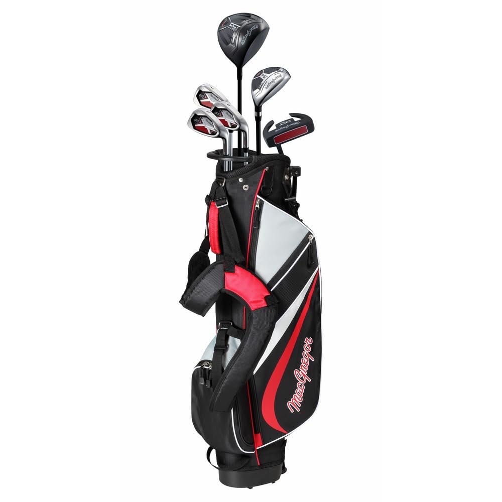 MacGregor Golf DCT4000 Golf Clubs Set with Bag, Mens Right Hand (6 Clubs / 9 Pieces)