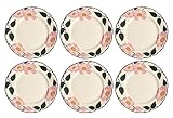  WILDROSE Villeroy & Boch 6 x Dessertteller/Kuchenteller