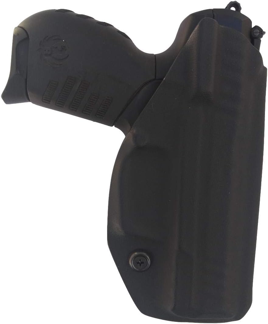 Black Jacket Holster Gun Holsters | Inside Waistband Concealed Carry Holster | IWB KYDEX Firearm Accessories with Adjustable Retention & Full Sweat Shield