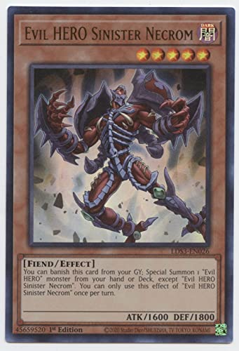 Evil Hero Sinister Necrom - LDS3-EN026 - Ultra Rare - 1st Edition