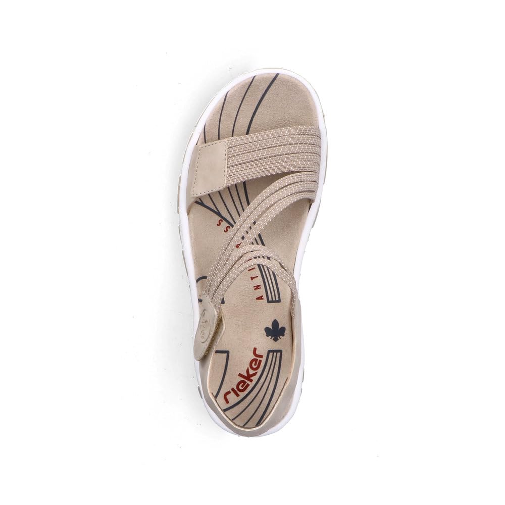 Rieker Femme Sandales 68871, Dame Sandales Fines