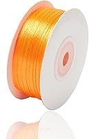 Vista 102 de Cinta de satén dorada de 3/4 pulgadas x 25 yardas, cinta de tela de color sólido para envolver regalos, manualidades, fabricación de lazos