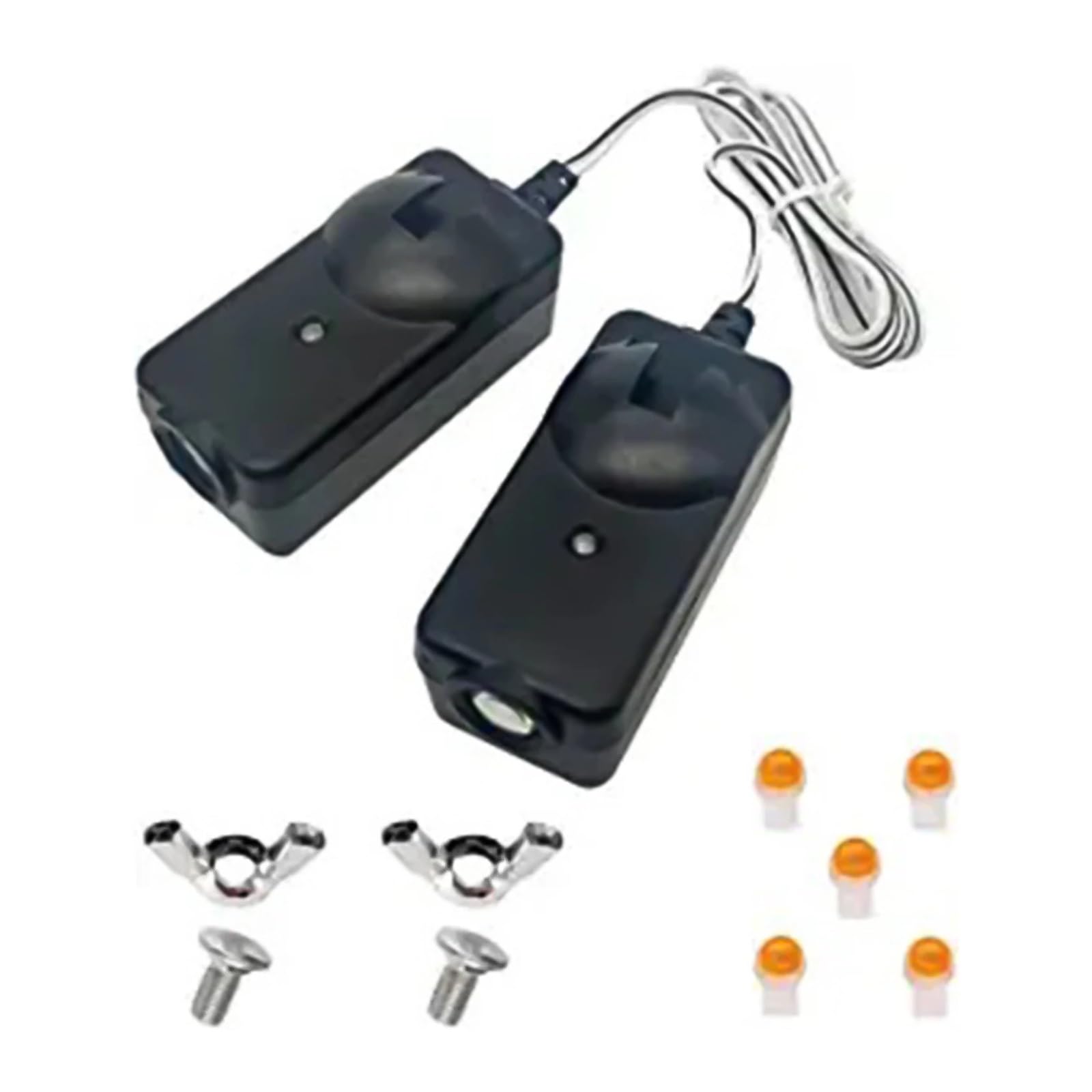 41A5034 Kit de sensor de seguridad, sensor de seguridad para puerta de garaje para abridor de puerta de garaje Liftmaster Sears Chamberlain Craftsman 41A5034 Kit de sensor de seguridad, sensor de seguridad para puerta de garaje para abridor de puerta de garaje Liftmaster Sears Chamberlain Craftsman
