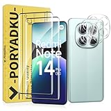 [Installation facile]: Pour Xiaomi Redmi Note 14 Pro 5G verre trempé il vous suffit de nettoyer complètement l'écran et d'aligner l'écran, adsorption automatique, sa mise en place est facile et rapide, sans bulles d’air et résidu, il peut être facilement.