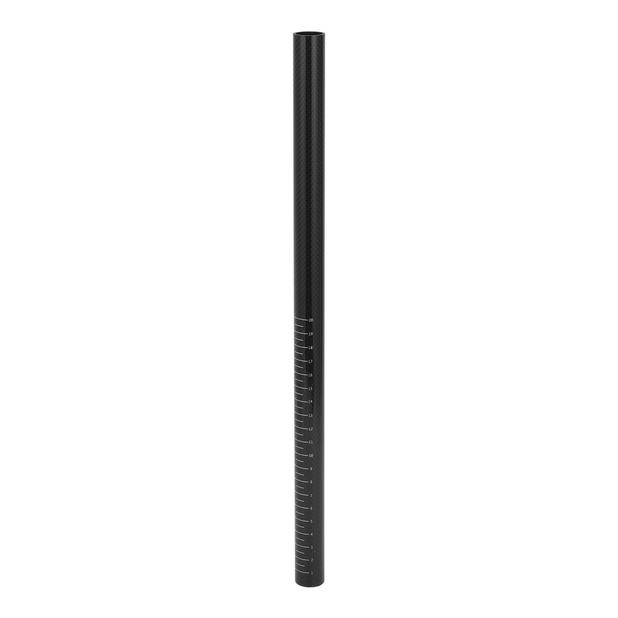 RATCHROLL 1 Pc Universal Bike Seat Posts Lightweight 22.2x400mm Bike Saddle Post Seat Tube Gloss Black Carbon Fiber