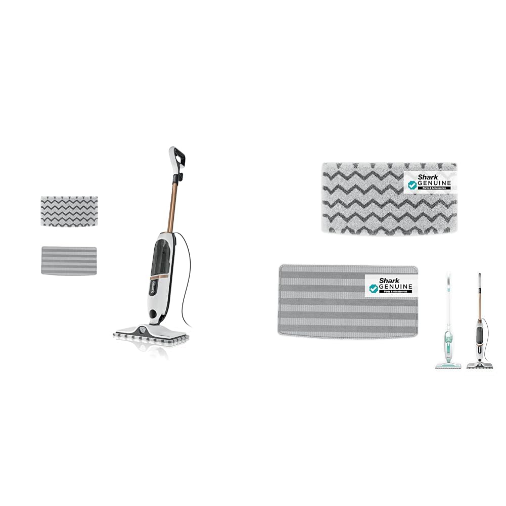 Shark SteamSpot Steam Mop with Steam Blaster Technology, 3 Steam Modes, 4 Washable Pads, XL Removable Water Tank, Lightweight, Steam Cleaner for sealed Hard Floors, Hardwood, Tile, Laminate