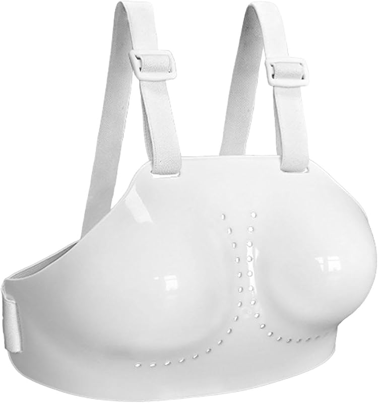 kowaku Protector de Pecho de Esgrima para Mujer Protector Superior de protección de Pecho de esgrima para Equipo de Rugby de Voleibol de Esgrima