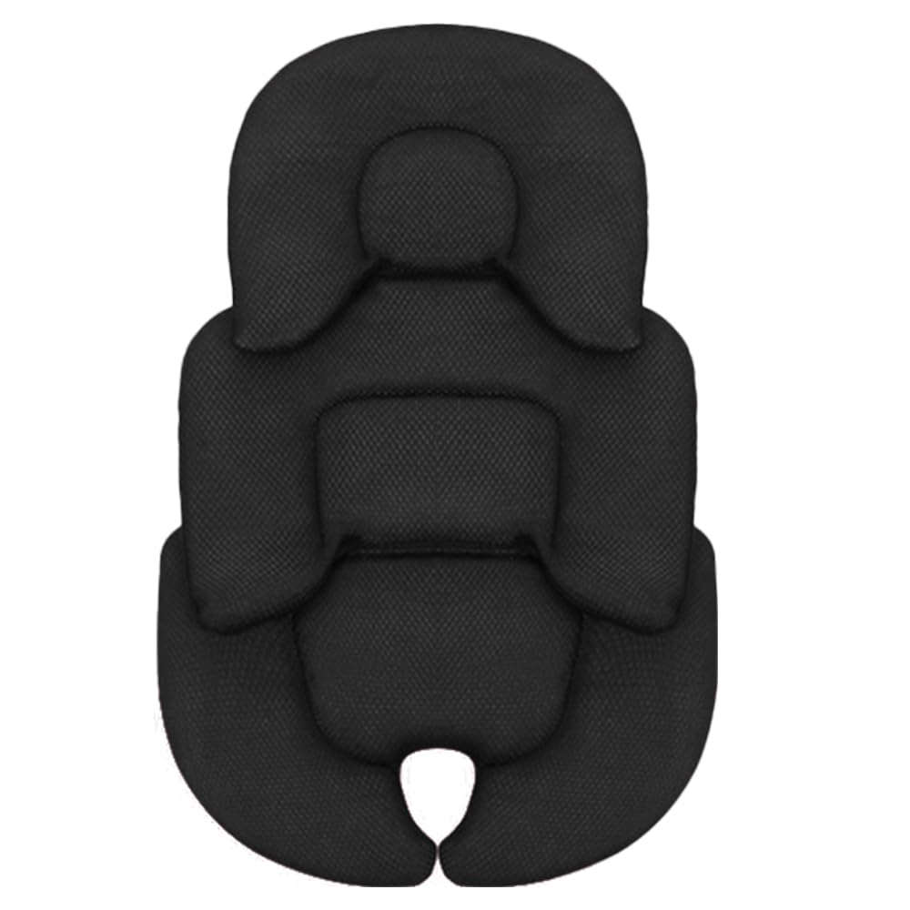 Reductor de asiento para bebé, asiento para recién nacido, cojín para asiento de coche, cojín para asiento de bebé, cojín para asiento de bebé, cojín suave para asiento de bebé, color negro