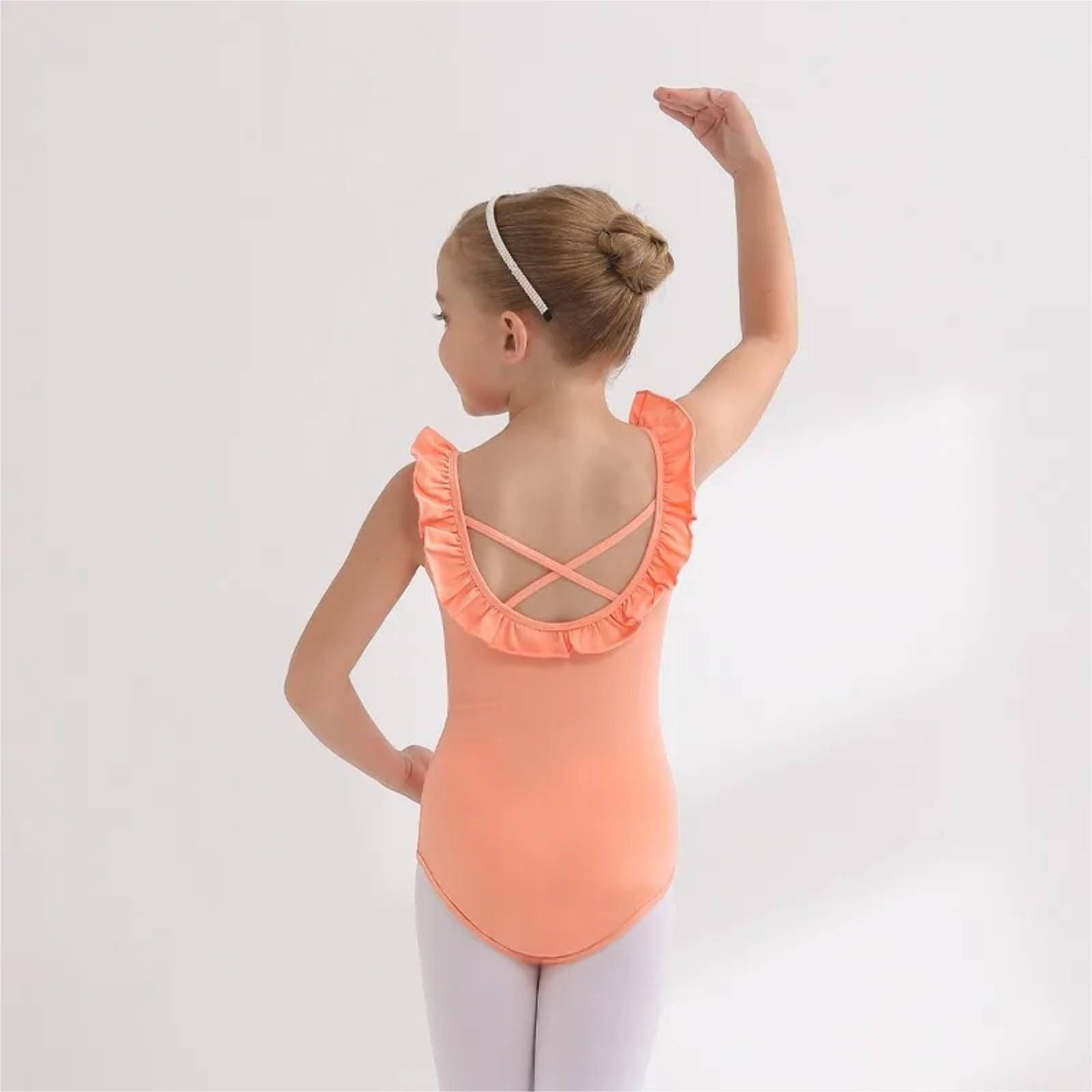 Tutu Ballerina Bambina,Tutu Danza Classica Bambina Body da Danza Classica for Bambine con Gonna Staccabile, tutù, Costume da Ballerina