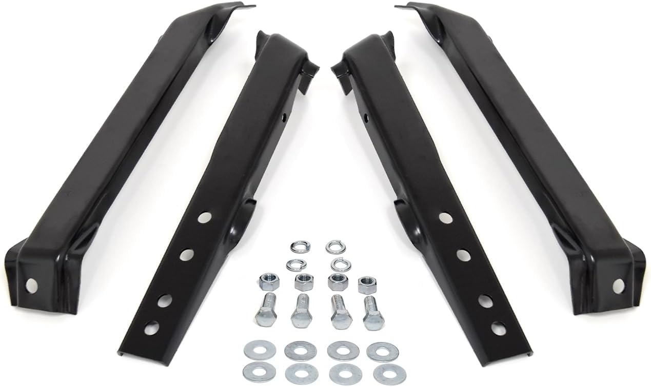 Rear Bumper Bracket SET Fleetside For Chevrolet C10 Pickup Truck 1963-1966