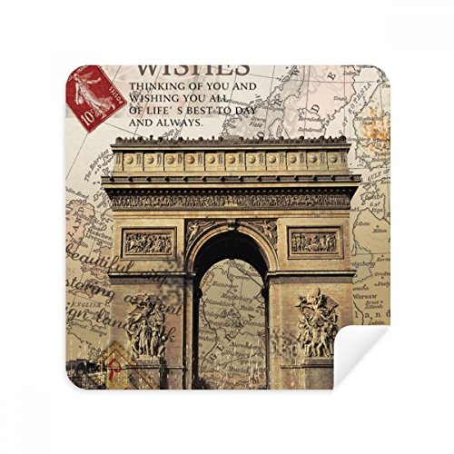 Arco do Triunfo Melhor Limpador de Tela de Paris Pacote com 2 Panos de Suede