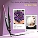 ORYNNE Small Flat Irons for Short Hair, 5s Ultra Fast Heat Up Pencil Flat Iron, Negative Ions Mini Flat Iron for Edges, 3/10'' Travel Mini Hair Straightener with Digital Temp Control, Easy to Use
