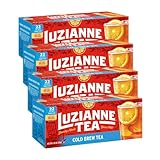 Luzianne Cold Brew Tea for Iced Tea (Pack of 4) 4.35 oz Size - That's 88 Tea Bags Total!