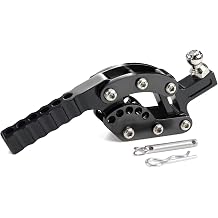 Metal Adjustable RC Car Tow Hook Trailer Hitch for 1/8 1/10 RC Crawler Car Rogue Hook TRX4 Trx6 SCX10 90046 D90 D110 MK07 Upgrades Black