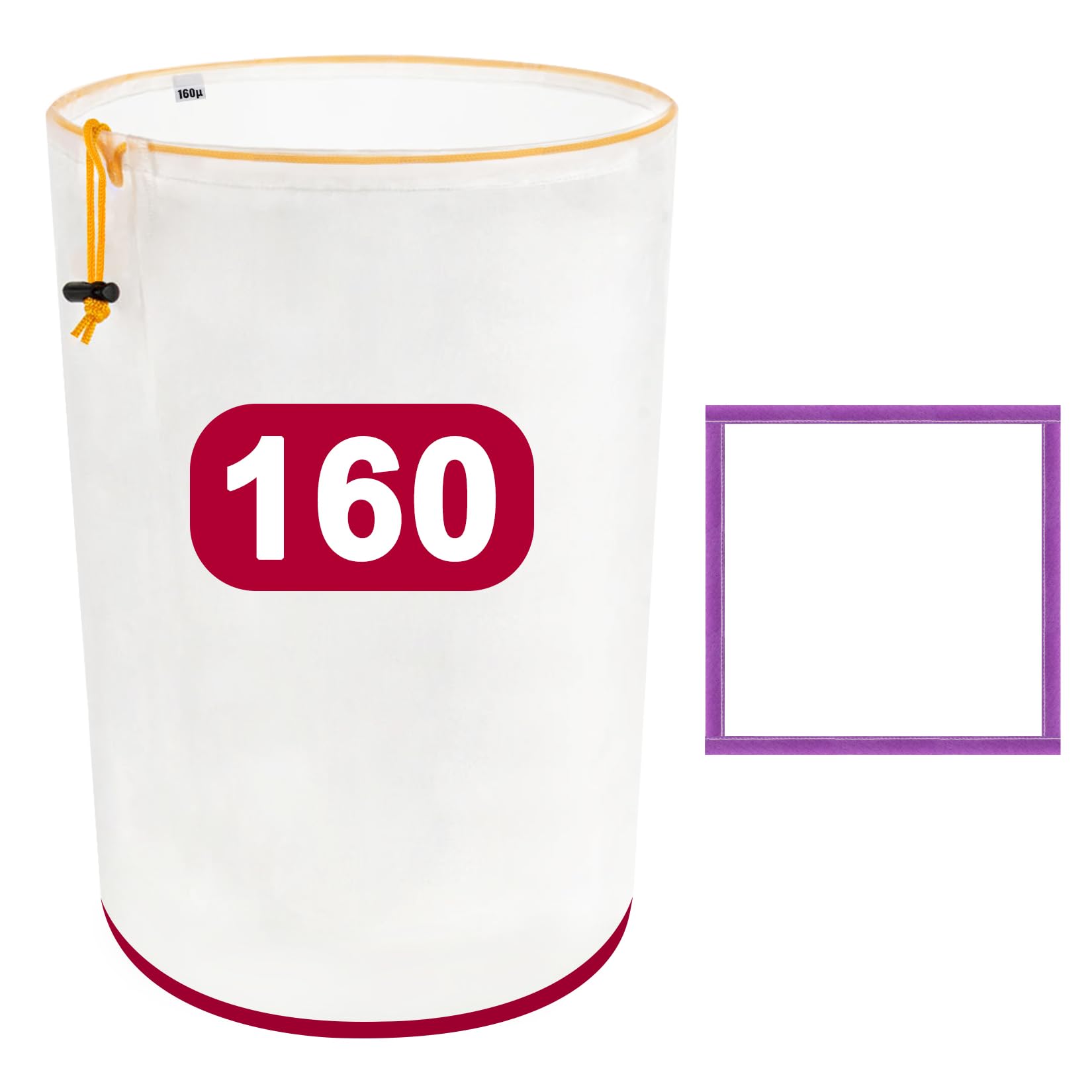 5 Gallon Filter Bag - Fine Nylon Mesh -8