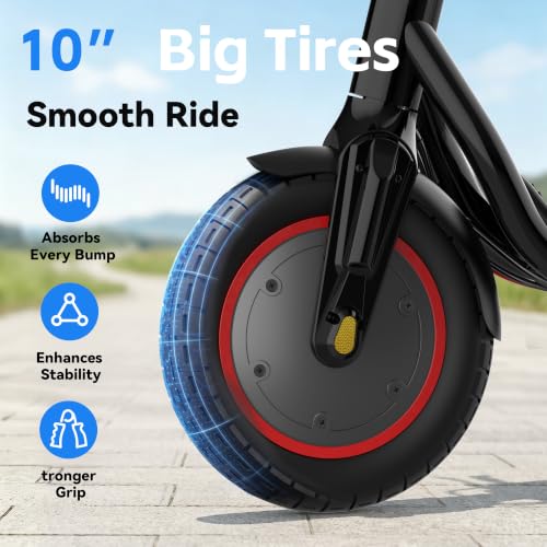 Image of Electric Scooter, 500W /750W Powerful Motor, 22 /25 MPH Top Speed & 23 /28 Miles Range, 9.3 inch /10 inch Tires, Foldable Commuter Scooter for Adults and Teens with Dual Braking,Cruise Control,APP Control