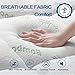 Mattress Topper Twin Size, Cooling Extra Thick Breathable Viscose Made from Bamboo Mattress pad, Soft Quilted Fitted Mattress Cover with 1000 GSM Down Alternative Fill (8-21”Deep Pocket)