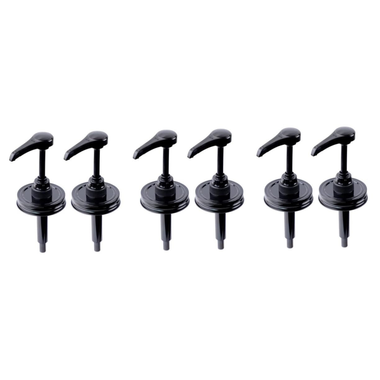 6 Pcs Honey Dispenser Syrup Pump Dispenser Honey Jar Dispensing Pumps Pump Head Universal Syrup Pumps Convenient Syrup Pumps Syrup Bottles Pumps Flavor Syrup Pump Honey Pumps