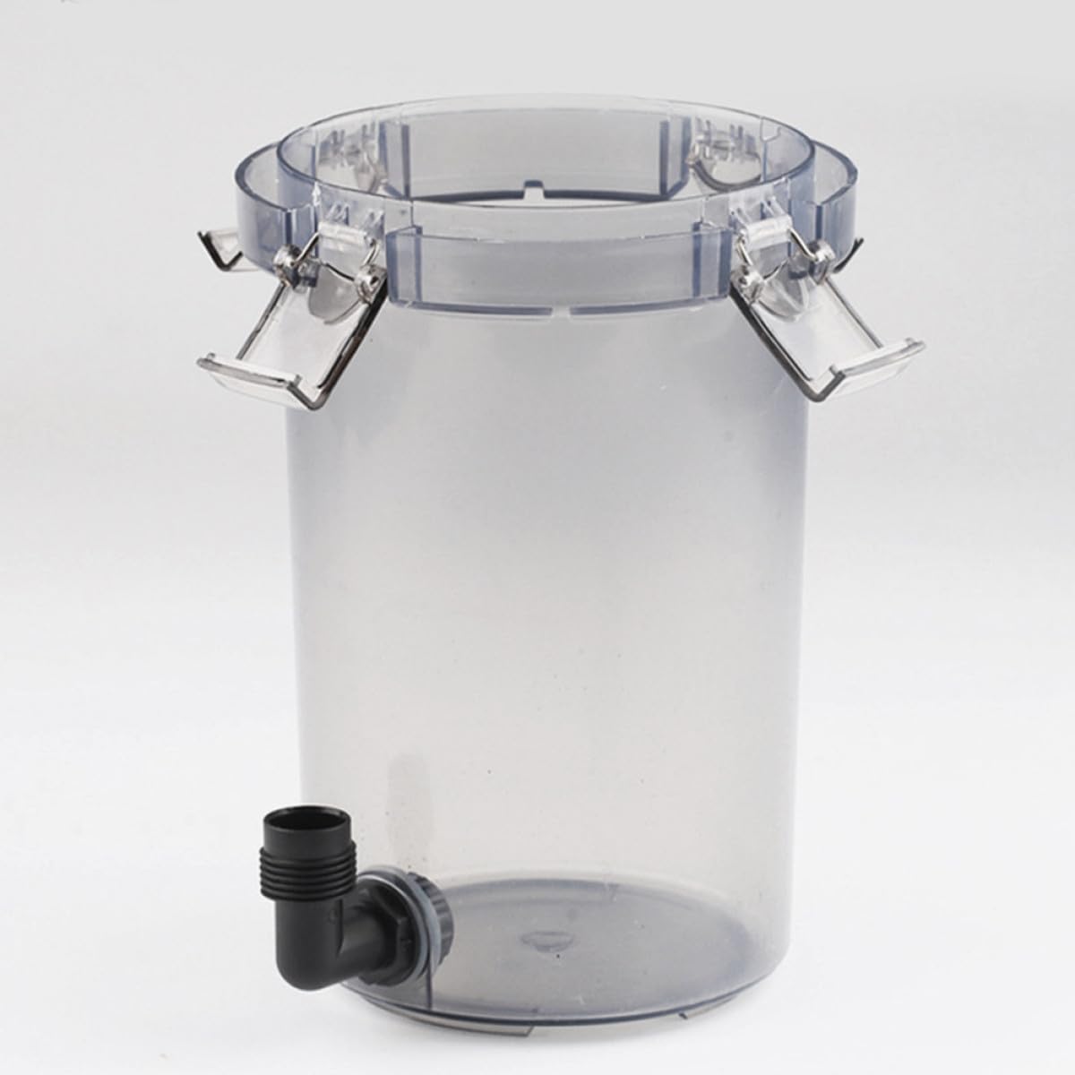 HOMSFOU Leiser Filterkasten mit und aus Rundem Aquarienfilter Design Kunststoff 16mm und Auslass Sicherer und Praktischer für Front Gras Aquarium