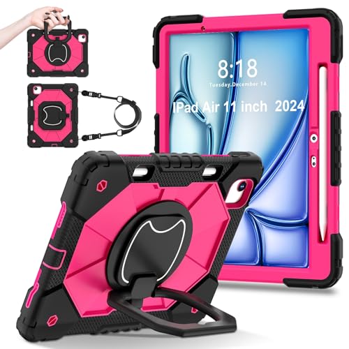 Coque iPad Air 11 2024 M2 antichoc robuste A2902 étui de protection tablette PC rigide