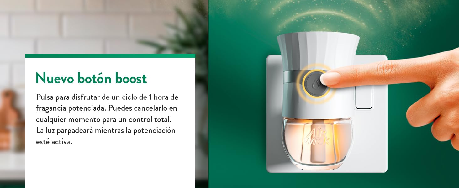 Air Wick Pack de 3 Recambios para Ambientador Eléctrico con aroma a Lavanda, infusionado con 2 veces más aceites esenciales