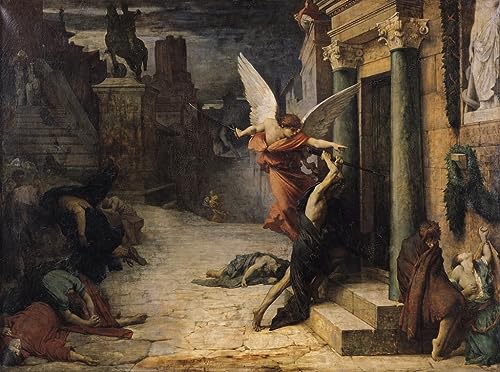 La peste de Jules Elie Delaunay tableau street art pour salon moderne
