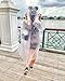 PonchEar Adult Rain Poncho, Clear Waterproof Protective Cover with Mouse Ear Hood, One Size Fits Most, Side Snaps, Drawstring Closure, Theme Park Ready