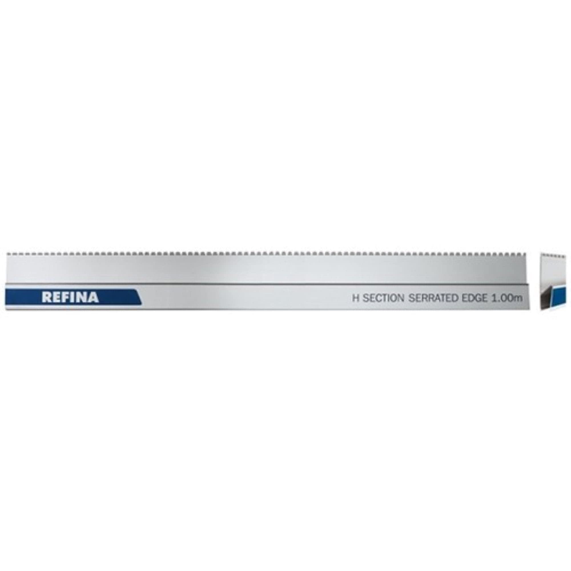 Serrated Feather Edge 1.0m h Section Plaster Render Scraper 253540 by Refina