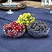 Homecredibles Decorative Party Bowls - Plastic Ice Cream Serving Bowls for Soup, Salad, Snack, Desserts, Candy - Clear Plastic - 12 Pack