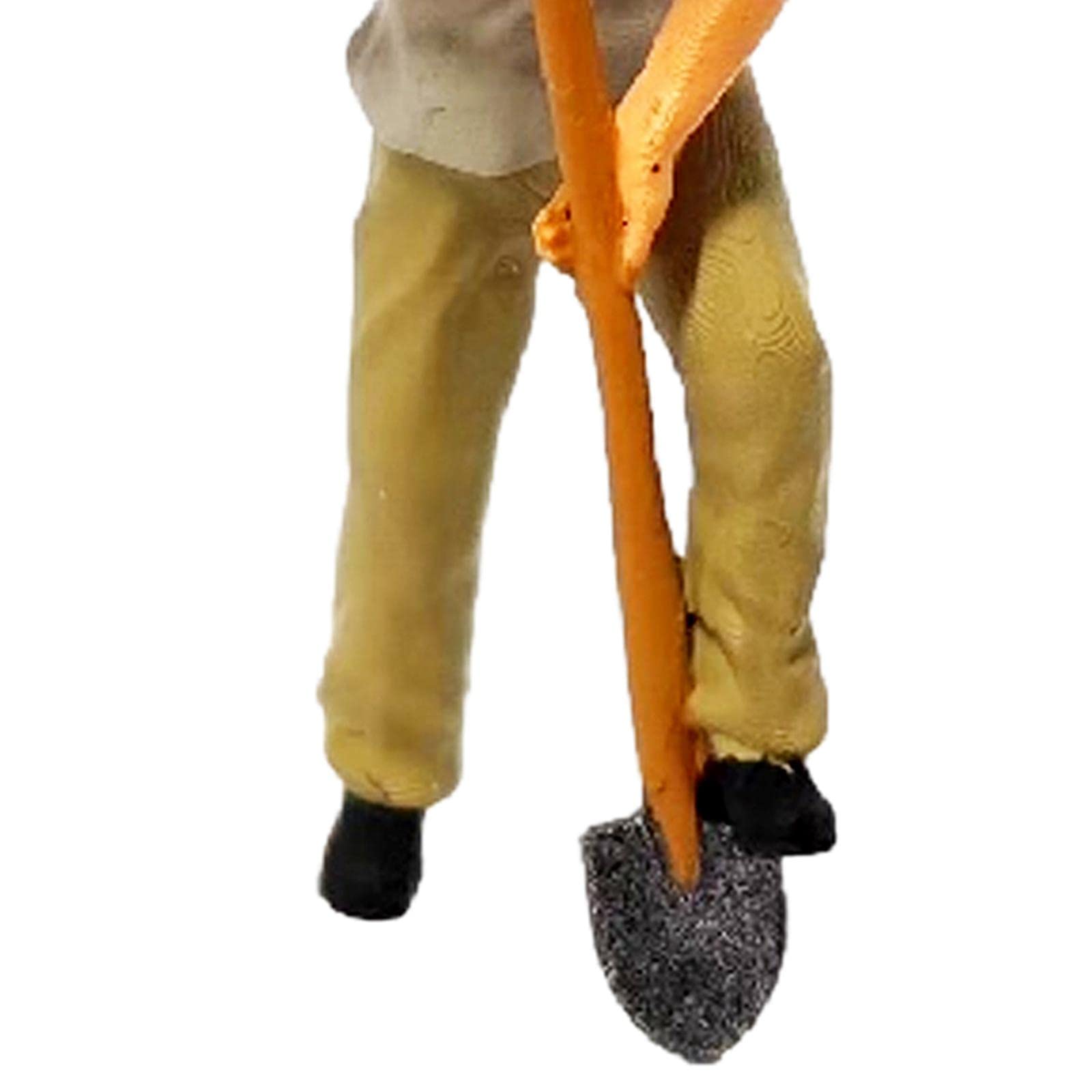 Realistische 1/64 bemalte Figuren für DIY-Projekte, Sandtisch-Layout 1:87, 2 Stück